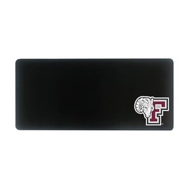 OTM Essentials Fordham University Classic Cloth Desk Mat, Durable Office Supplies, Non-Slip Base, Responsive Desk Pad with Smooth Cloth Surface, Black