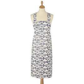 Salmon Cotton Apron by Ulster Weavers