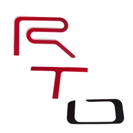 Compatible with T - R Pro Style Acrylic Tailgate Badge Kit for Tundra - 3D Raised Emblems with UV Resistant Finish,Style Fitment A Set of 2(Multiple Colors Options) (Red Black)