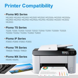 PG-545XL High Capacity Black Ink Cartridge Replacement for Canon 545 (Remanufactured, 1 Pack), Compatible with Canon TS3350 Ink Cartridge, TS3150 TS3350 TS3100 TS3300 TR4550 MG3050 MX495