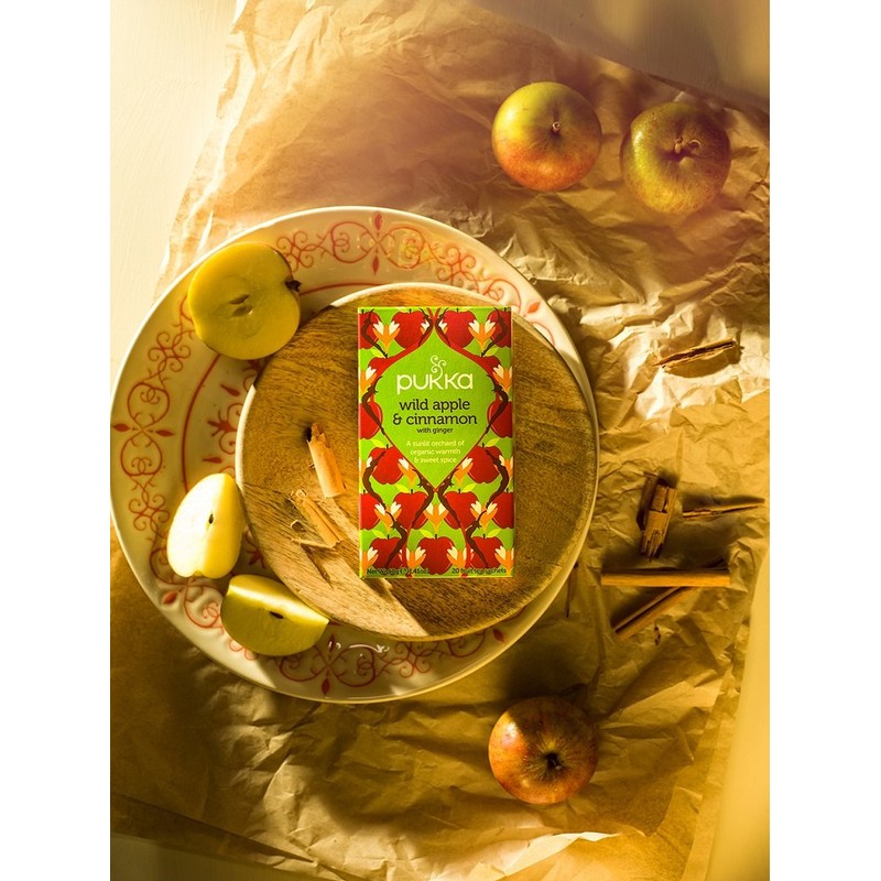 Pukka - Wild Apple & Cinnamon with Ginger Tea -