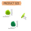 DANUDON 50PCS Green Leaves Push Pins, Decorative Leaf Thumb Tacks