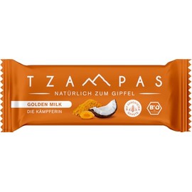 TZAMPAS Golden Milk Energy Bar - The Fighter - Naturally to the Summit. 12 x 40 g