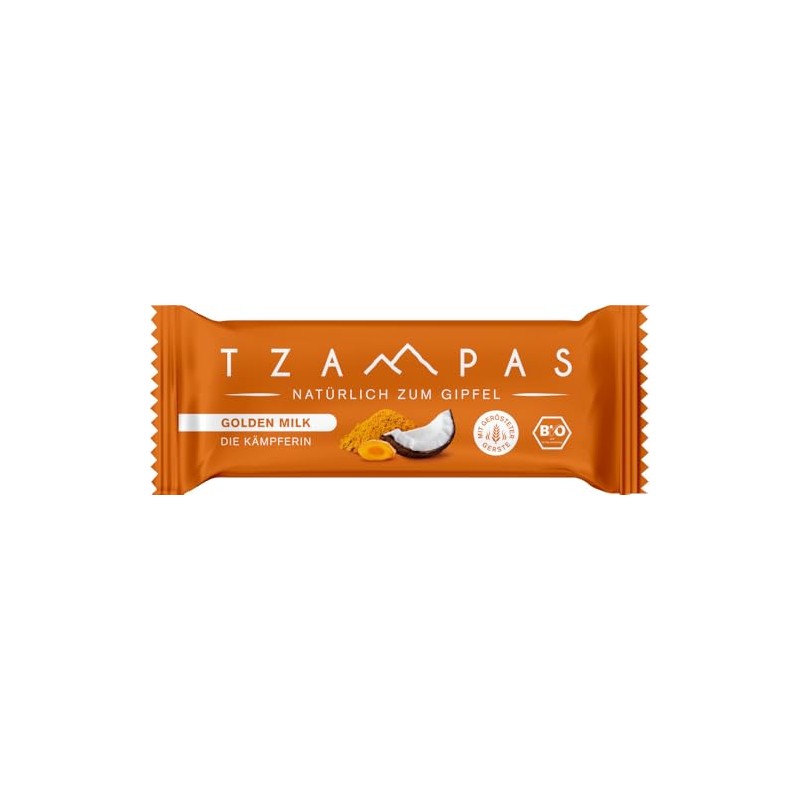 TZAMPAS Golden Milk Energy Bar - The Fighter - Naturally