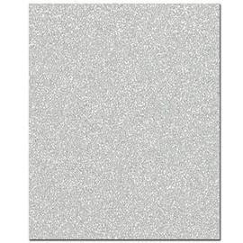 5 x A4 Premium Quality 160gsm Glitter Card Sheets by arkCRAFT (Silver)