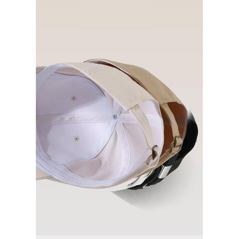 COTIDI Mens 100% Cotton Baseball Adjustable Cap, gray