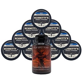 DC Crafts Nation Mud Bud Spittoon Dark Arts with 10 Cans Schmitty's Herbal Snuff Mint Pouches