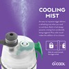 O2COOL Mist 'N Sip Misting Water Bottle 2-in-1 Mist And