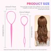 10-piece Hair Tool Set,Topsy Tail Hair Tool, Hair Pull Through