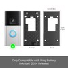 No Drill Doorbell Mount for Battery Doorbell (2024 Release) -