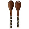Purpledip Mother of Pearl & Brass Inlay Wooden Cooking &