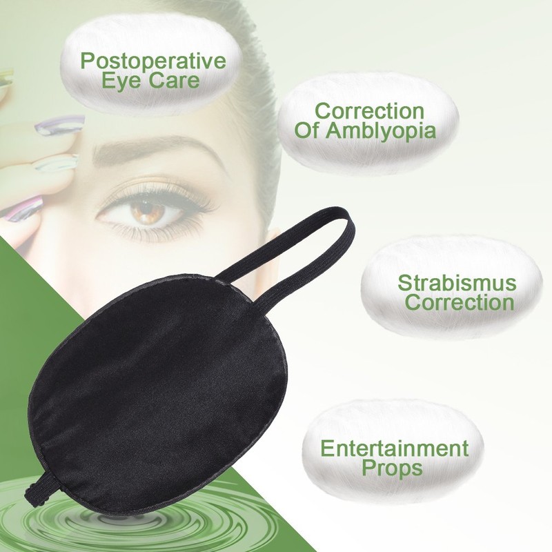 ewinever Pure Silk Eye Patch For Adults, Amblyopia Obscure Astigmatism