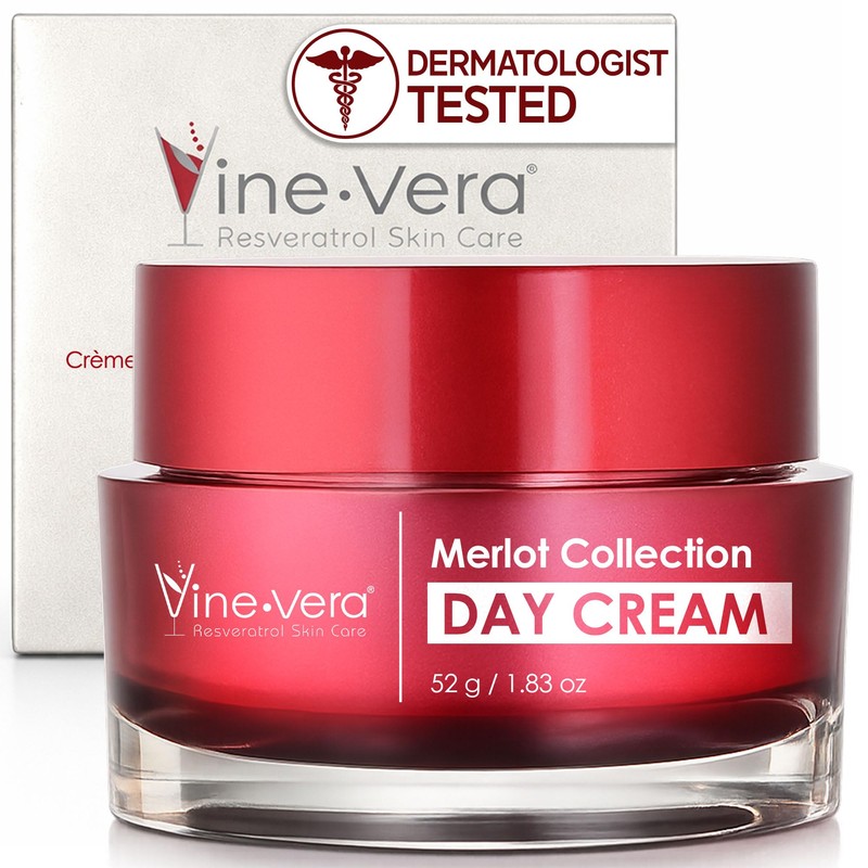 Vine Vera Resveratrol Merlot Moisture Day Cream, 50ml/1.76oz by Vine