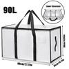 KXF 90L Waterproof Transparent Storage Bag with 1 Drawstring Bag