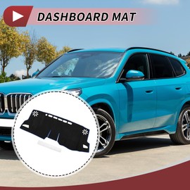 HEROFFIX Dashboard Dash Cover for Toyota Corolla for Toyota Cross 10 Series All Years Interior Dashboard Mat Black Blue Suede