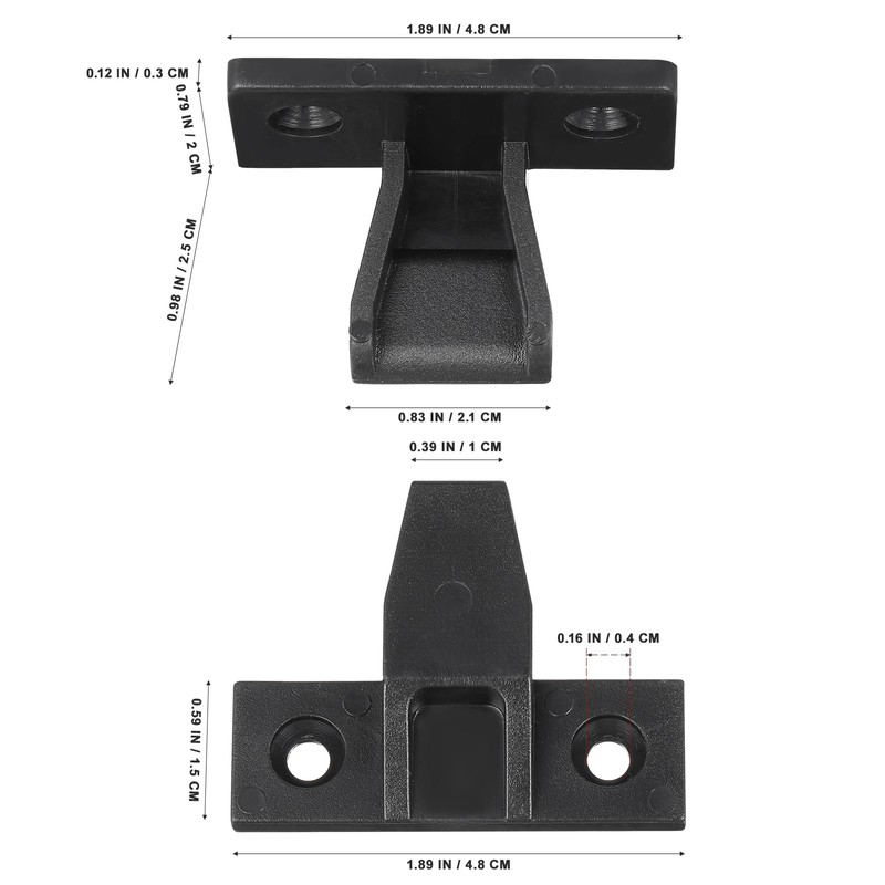 TEHAUX Funiture Quick Fitting Furniture Panel, 10pcs Nylon False Front