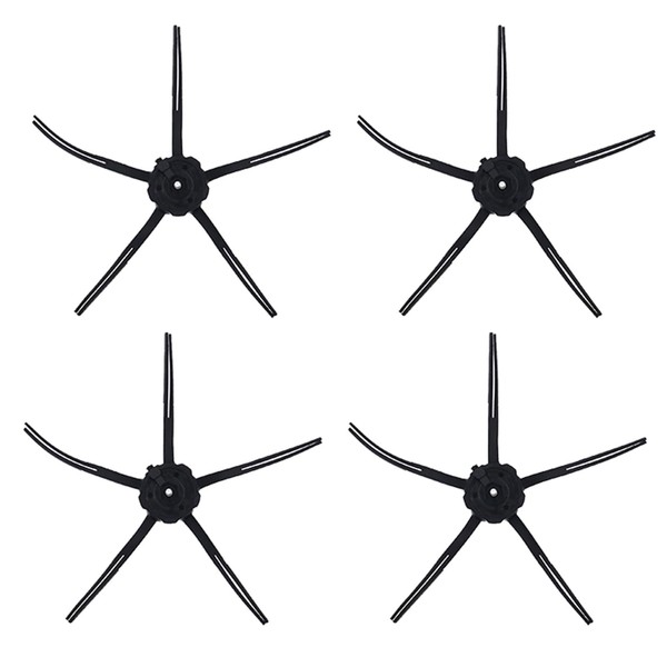 HUAYUWA Vacuum Attachments (4 Pack Black Side Brushes) Compatible with
