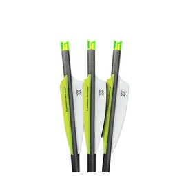 Lumenok Lumen-Arrow 22-Inch Carbon Bolts with Crescent Bolt End (3-Pack), Green