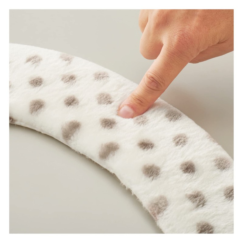 Kokubo Kogyosho Petapon Fluffy Toilet Seat (Boa Type, 1 Pair)