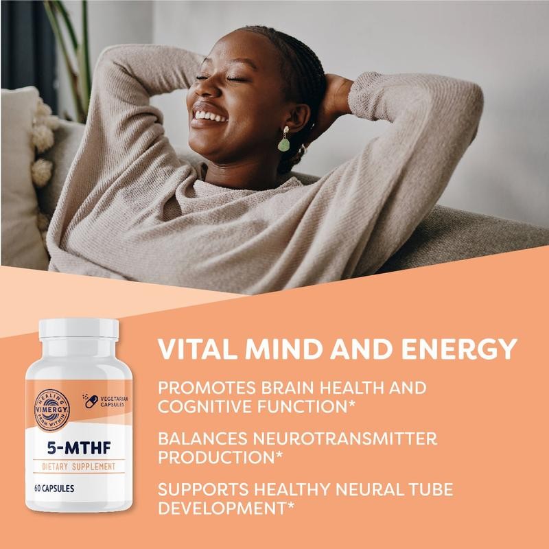 Vimergy 5-MTHF Capsules - Supports Brain & Cognitive Health (60