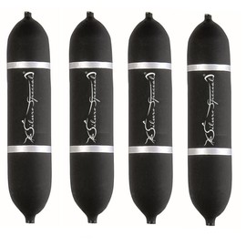 blntackle76 Set of 4 Underwater Floats Black 7.50 - 60 g U Float Catfish Float Underwater Float (7.5 g)