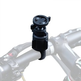 NELboNs 360-Degree Bicycle Mount for Gar min Computer GPS Devices, Strap Mount Holder for Bike Lights Universal Phone Holder Adjustable for Any Size Handlebar