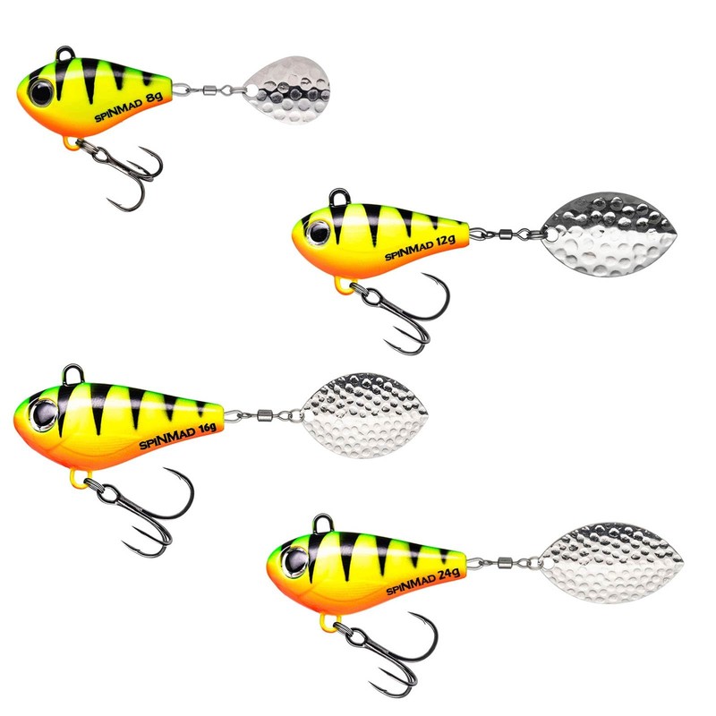 SpinMad Jigmaster 24g/jig spinner//Tail spinner//Various Colours to choose from