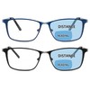 Pack 2 Bifocal Reading Glasses For men,Blue Light Blocking Computer