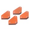 4Pcs Welding Magnet Positioner Right Angle Nylon Protection Cover Magnetic