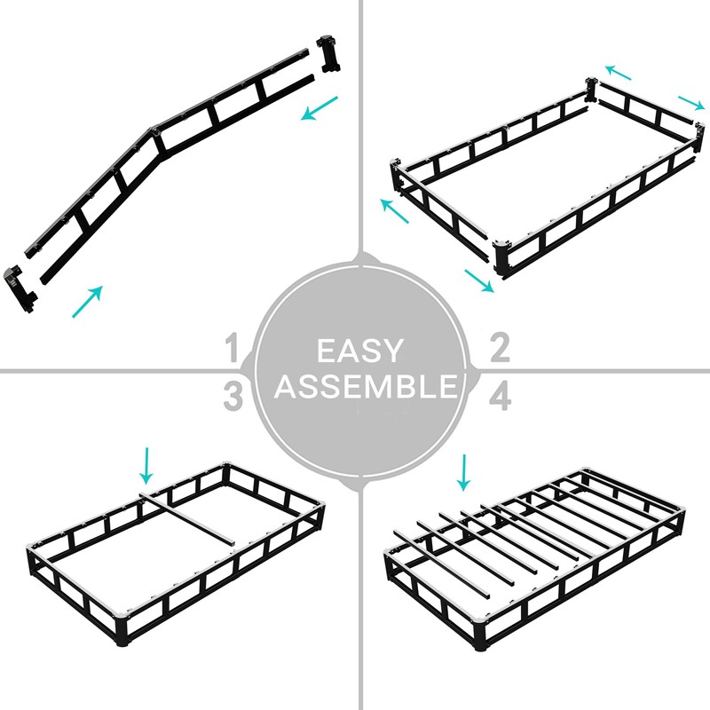 Vehowy 4 Inch Box Spring for Twin Bed,Twin Size Box