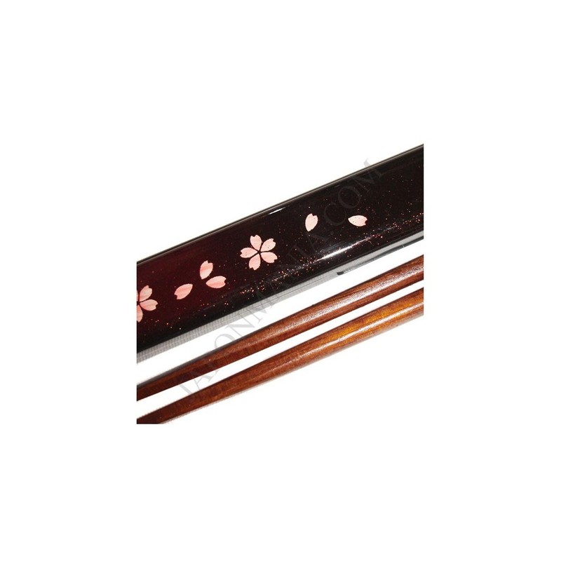 たつみや(Tatsumiya) HAKOYA 18.0スリム箸箱セット 茜桜赤 53580