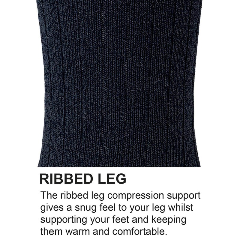 JCB - Mens Black High Vis Boot Socks | 3