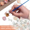 TARATH Painting by Numbers Flower, DIY Hand-Painted Oil Painting Canvas