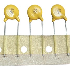 20 Piezas Capacitores Cerámicos 102k 2kv Azul Radial