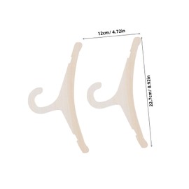 ULTECHNOVO 20pcs Baby Clothes Hangers: Infant and Toddler Non-Slip Pants Skirt Hangers for Shirt Pants Clothing Coat Sweater Skirts