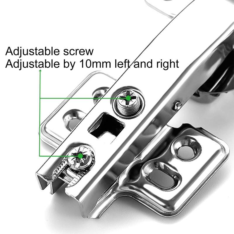 JinBoCheng 4 Pcs Lazy Susan Hardware 90 Degree Kitchen Hinges