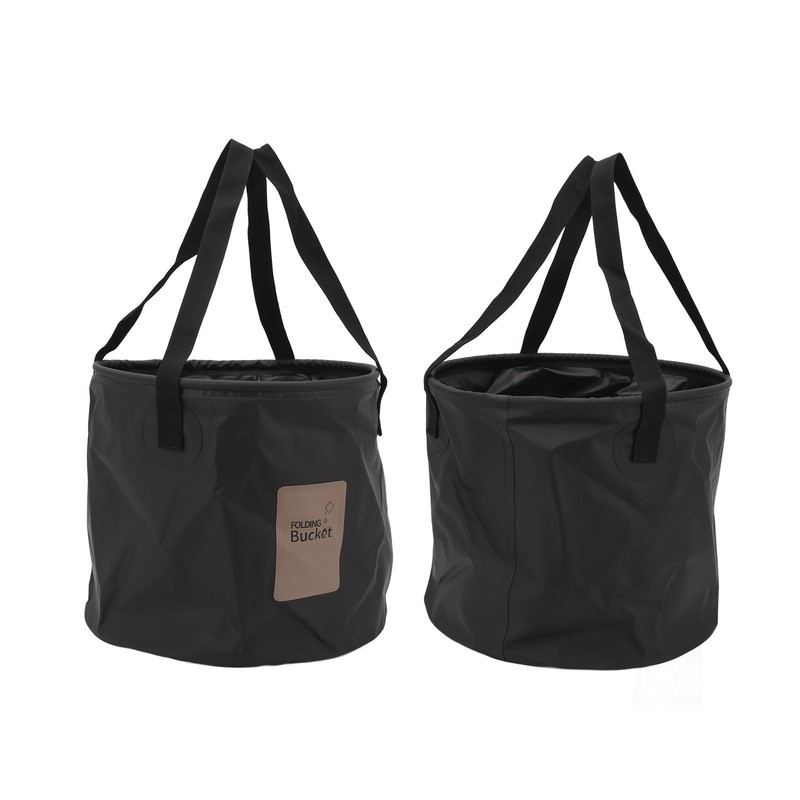 20L Portable Camping Bucket PVC Folding Water Bucket High Capacity