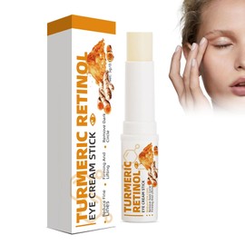 Kurkuma-Augencreme-Stick, Turmeric Retinol Augenbalsam Stift, Anti-Aging Augencreme, Feuchtigkeitsspendender Augenbalsam-Stick, Reduziert Schwellungen und Tränensäcke 5g eyecream1 (2)
