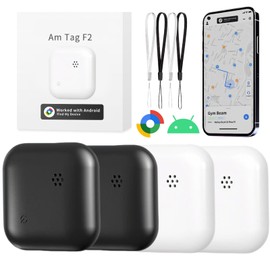 Bluetooth Tracker for Android, Air Tags-4 Pack Android Works with Google Find My, Tracker Tags for Android Smart Tracking Tag Keys Finder and Item Locator Item Finder for Keys,Suitcase,Backpack,Wallet