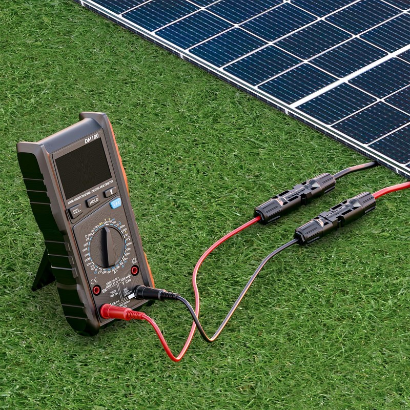 Goupchn Safety Banana Plugs to Solar Connectors Silicone Test Leads