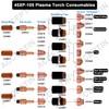 ACCEPTIN 20Pcs 220819 Nozzles Tips Fit 65/85/105 Plasma Consumables Cutting