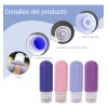 Botellas De Kit De Viaje Portátiles Contenedores Silicona