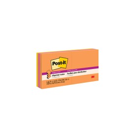Post-it Super Sticky Pop-upNotes, 3x3 in, 6 Pads, 2x the Sticking Power, Rio de Janerio Collection, Bright Colors (Orange, Pink, Blue, Green),Recyclable (R330-6SSUC)