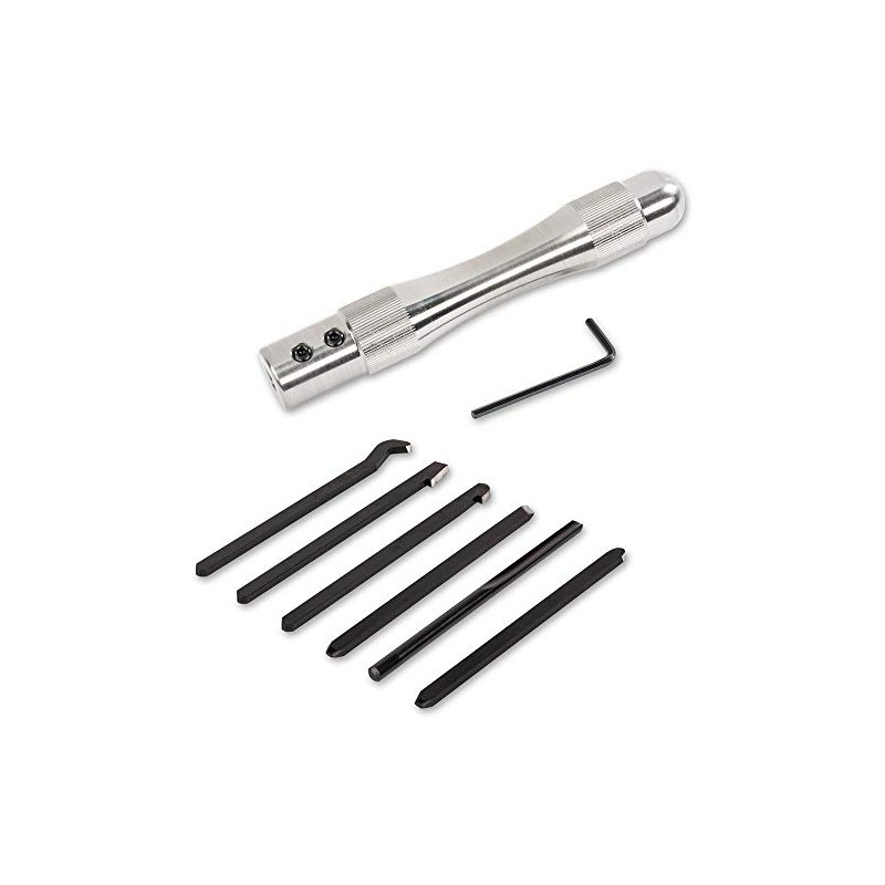 Axminster Woodturning Micro Handle & Set of 6 Tools