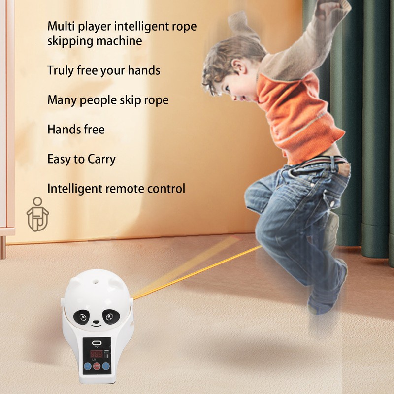 Children Jump Rope Machine Electric Rope Skipping Machine Remote Control