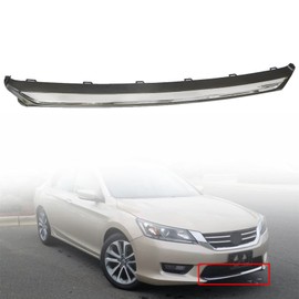 waltyotur Front Bumper Trim Chrome Replacement for Honda Accord 2013-2015 HO1095119 71150T2FA00