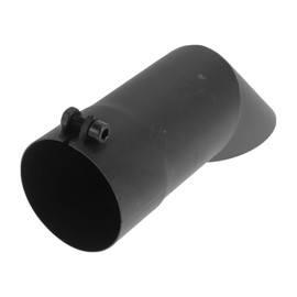 X AUTOHAUX 3.0 Inch ID Inlet Turn Down Exhaust Tip Surface Blasting Mandrel Bend Elbow Tube 9.1inch Overall Length Suitalbe for 3.0" OD Tailpipes Black