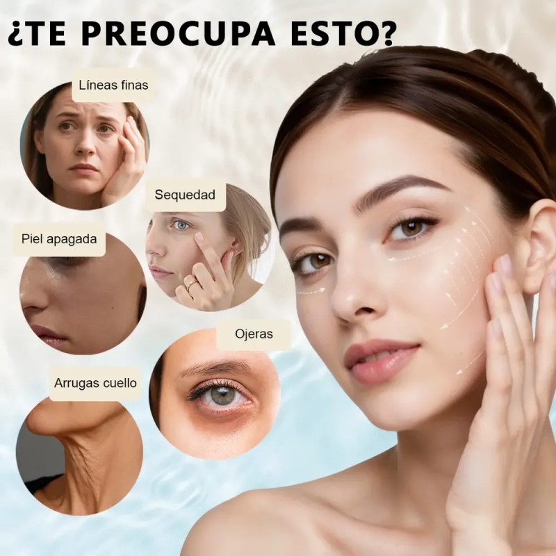 Kit Coreano Skincare Antiedad Para Rostro, Ojos Y Cuello 5pc