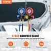 VEVOR 4 Way AC Gauge - AC Manifold Gauge Set