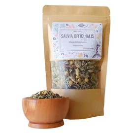 Pasión Orgánica - SALVIA ORGÁNICA CERTIFICADA deshidratada té infusión tisana 100% natural - Salvia